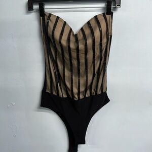 NYE Sequin & Mesh Bodysuit